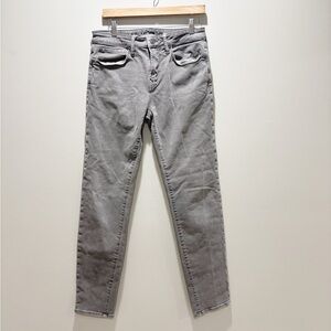 American Eagle Outfitters Men’s Airflex + Athletic Grey Wash Cotton Blend Jeans